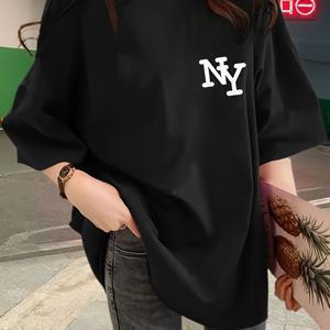 TEMU 여성 캐주얼 여름 티셔츠 