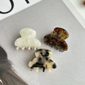 TEMU 여성용 레트로 성격 거북이 껍질 소형 헤어 클립 3개 세트, 여성용 반머리 묶음 공주 헤어스타일 헤어 클립 2025년 신상 다용도 헤어핀 데일리 헤어 추가