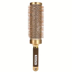 TEMU 알루미늄 튜브가 특징인, 전문가용 살롱 및 홈 스타일링에 적합한 원형 헤어브러쉬 (커리 헤어 빗 포함)