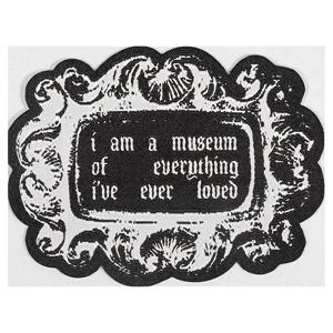 TEMU 싱글팩 투톤 뮤지엄 에브리띵 핫멜트 접착제 패브릭 패치, 예술 애호가 패치, DIY 의류 장식 액세서리