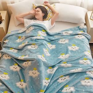 TEMU 고급스러운 더블 담요 레저 커버, 부드러운 거실, 침실용 및 여행 필수품 레저 담요, 섬세한 수준의 피부 친화적이고 편안한 경험, 휴일 선물