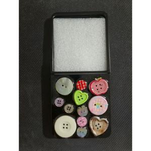 TEMU 휴대폰 케이스 - 고급 패션 투명 하단 도파민 버튼 폰 케이스, 삼성 아이폰 갤럭시 Z 플립 7 6 5 호환