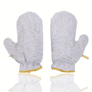 TEMU 고품질 강철 와이어 수세미 장갑 6개, PVC 소재 내장형, 미끄럼 방지, 경량, 내구성, 주방 및 욕실 청소용