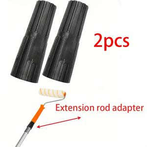 TEMU 롤러봉 연장봉 어댑터, 대걸레 봉 액세서리 텔레스코픽봉, 다중 각도 나사식 연장봉 어댑터, 텔레스코픽 연장봉용, 창문 청소, 배수통 청소, 전구 교체, 페인팅 등에 적합