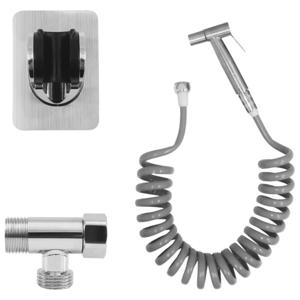TEMU 크린포유 클린 스프레이건+ 코일 스프링 샤워 호스+ 욕실 거치대 세트