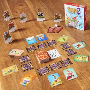 TEMU 슬리핑 퀸 2: 왕을 구하라 - 영어판 멀티플레이어 전략 보드게임 (카드보드 카드 & 컬러 액세서리 포함) 가족, 파티, 휴일 선물용