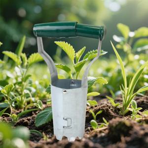 TEMU 다기능 원예 식물 재배 도구 | 야채 및 꽃을 위한 튼튼한 금속 재배기, 인체공학적 손잡이가 있는 가벼운 디자인, 야외 원예, 농업 및 수확에 적합 - 원예 재배기