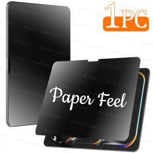 TEMU 1개 프로스티드 프라이버시 매트 스크린 보호 필름, 아이패드 11세대부터 5세대까지 호환, 10.9인치, 10.2인치, 9.7인치 사이즈 제공. 에어 및 프로 모델 모두 지원, PET 소재, 태블릿 필기와 드로잉을 위한 특수 설계