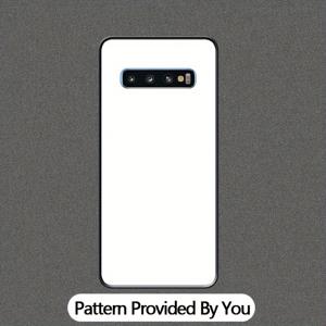 TEMU 휴대폰 케이스 - 커스텀 DIY 사진 패턴 미러 엔드 휴대폰 케이스, 유리 재질, 블랙 무광 소프트 보호 커버, 삼성 갤럭시 S10/9/8/+/5G/Lite/E에 적합