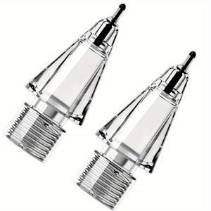 TEMU 애플펜슬 2세대 프로용 아이패드 펜슬 무소음 니브, 아이패드1세대 업그레이드 미끄럼 방지 감쇠 투명 투명 압력 침투