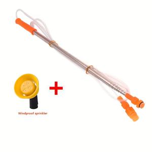 TEMU 높은 평가를 받는 연장형 스테인리스 스프레이어 튜브 + 방풍 노즐, 스테인리스 스프레이 확장 파이프, 정원 녹지 공간 확장 막대에 적합한 스프레이어 도구, 효율적인 물 주기 및 분사용