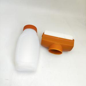 TEMU 500ml 보관이 가능한 리필형 4인치 페인트 롤러 브러쉬 - 벽 보수 도구 - 터치업 페인터 - 페인트 닥버 롤러 - , 미술 및 공예 페인팅 용품용 리필형 병 닥버 (채우기 재료 없음)