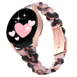 TEMU 20mm 퀵핏 경량 컬러풀 레진 시계 밴드 (삼성 갤럭시 FE/8/7/6/5/4/3용), Garmin Approach S44/S50/S42/S40 & Forerunner 570/165/158/245/645용 조절 가능한 땀 방지 스트랩, Huawei GT3 Pro/GT2 & Amazfit GTS 4용 스포츠 손목 밴드