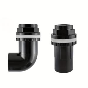 TEMU 수족관 수관 조인트 세트 2개, 직선/굽은 조인트, 25mm/0.98인치(DN20) 어항 직선/굽은 조인트, 수족관 어항 액세서리, 수족관 어항 커넥터에 적합, 수족관 어항 직선/굽은 조인트용, 배터리 없음