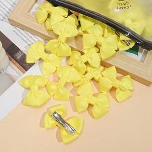 TEMU 20개/세트 미니 스위트 보우 덕빌 클립 빈티지 패브릭 헤어 바레트, 귀여운 단색 뒤통수 액세서리 - 크리스마스 머리 장식