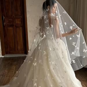 TEMU 나비 베일, 크리스마스 테이블 러너, 신부 숄, 파티 식탁보, 배경 드레이프, 할로윈 및 새해 선물