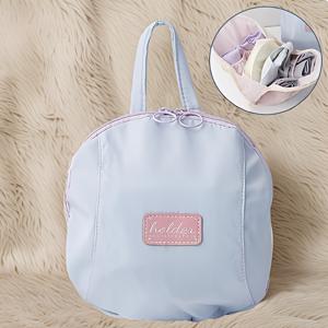 TEMU 여행 필수품: 속옷, 양말, 팬티를 위한 3-in-1 수납 가방. 출장에 필수적인 휴대용 의류 가방입니다. 지퍼 잠금 장치가 있어 편리하게 사용할 수 있으며, 란제리, 브라, 팬티에 적합합니다.