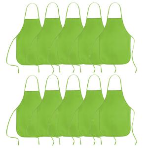 TEMU 10개입 생생한 일회용 그림 도장 앞치마 (어린이, 청소년, 아티스트용) - 튼튼한 부직포 폴리에스터 아트 앞치마 (교실, 주방, 공예 및 미술 활동, 파티, 어린이 미술 공예 용품)