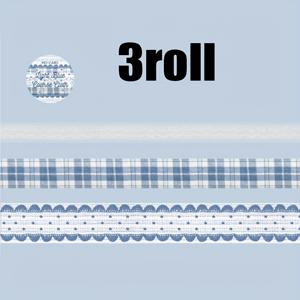 TEMU 3롤/봉지 글리터 샌드 PET 세트 테이프 - 수제 레이스 시리즈 조경 테이프, 사무실 다이어리, 인사 카드, 컵, 사진 프레임, 장식 및 선물용 창의적인 스크랩북킹 재료