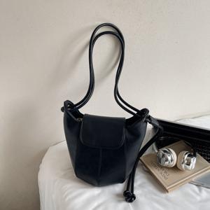 TEMU 여성용 빈티지 버킷백 - 조절 가능한 크로스바디/숄더 스트랩, 플립탑 뚜껑 & 지퍼 클로저 - 내구성 있는 패브릭 핸드백, 일상 사용 및 여행에 적합 - 컴팩트하면서도 넉넉한 디자인, 노르딕- 스타일