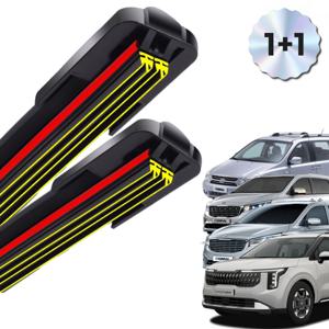 TEMU 1+1 트리플X2 카니발 전차종 와이퍼 블레이드 윈도우브러쉬