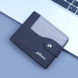 TEMU 캐주얼 캐비닛형 캐시 지갑, 블랙 또는 그레이 색상. 7개의 카드 슬롯, 사진 또는 ID 슬롯 1개, SIM 카드 슬롯 1개, 대형 현금 수납 공간 2개가 특징입니다.