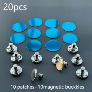 TEMU 12/20개 커튼 타이백, 메탈 자석 후크 자석 버클, 커튼, 샤워 커튼에 적합, 설치가 용이한 벽걸이형 자석 버클, 샤워 커튼, 접합부 닫힘, 벽 및 문 스티커