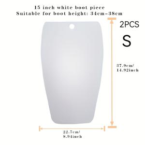 TEMU 남녀공용 부츠 서포트 세트 - 재사용 가능한 부츠 서포트로 높은 지지력 제공, 부츠 변형 및 주름을 효과적으로 방지하여 완벽한 부츠 형태 유지, 남성 및 여성 모두에게 적합