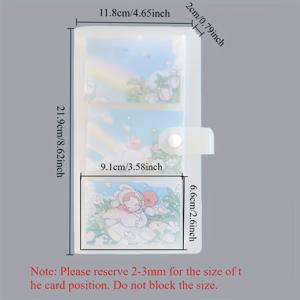 TEMU 1개/세트 대형 사진 앨범 | 각 앨범당 84장 수납 가능, 튼튼하고 휴대가 간편한 메모리북, 엽서와 영화표에 적합, 완벽한 여행용 스크랩북, 투명 플라스틱 직사각형, 모든 휴일용으로 활용 가능