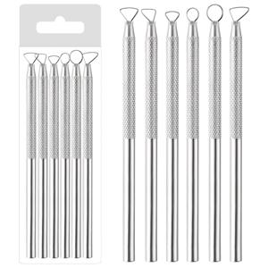 TEMU 알루미늄 도예 도구 키트 6개 - 습식 및 건식 점토용 점토 조각, 조각 및 트리밍 도구, DIY 수공예에 이상적