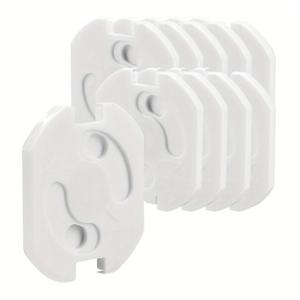 TEMU 아기 콘센트 보호대 어린이 안전 소켓 30개, 접착식 콘센트 아동용 잠금 장치, 간편하게 제거 가능 - 콘센트 보호용 아동용 잠금 장치, 어린이를 위한 할로윈 크리스마스 추수감사절 완벽한 선물