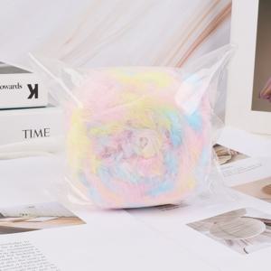 TEMU 150G 인조 밍크 모피 털실 3롤, 부드럽고 푹신함, 모자, 스카프, 지갑 뜨개질 및 코바늘 뜨개에 이상적, 1개당 32미터