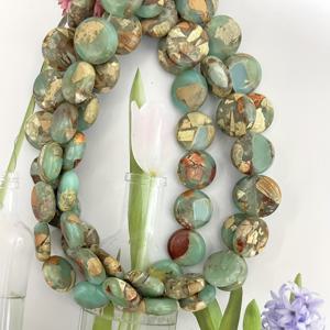 TEMU 13개 자연스러운 뱀가죽 스톤, 라운드 패션 루즈 비즈, 핸드메이드 DIY 팔찌, 목걸이, 여성용 귀걸이, 주얼리 액세서리