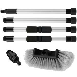 TEMU 브러시 헤드 개별 구매 가능, 차량 외면 세척용으로 설계된 긴 손잡이, 부드러운 솔의 브러시 컬렉션 포함 (자동차, 트럭, 보트, RV, 데크 캠핑카 포함)