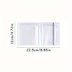 TEMU 40pcs 대용량 스티커 책 보관 책. 테이프 사진 스티커 카드 빌 송장 스티커 메모 수집가 앨범, 교실, 가정, 사무실 및 여행용 A6 클립 온 가방 파일 보관 책 홀더