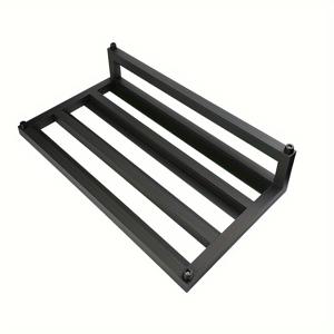 TEMU NALU 기타 페달 알루미늄 합금 초경량 페달 전기 기타 이펙트 페달 브래킷 이펙트 페달 보드 고정 프레임 대형 악기 추가품 무료 휴대용 핸드백