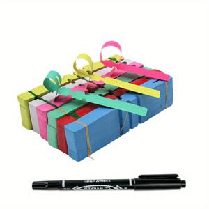 TEMU 매달이식물 라벨, 300/600개 플라스틱 화분 식물 이름표, 방수 종묘장 꽃 씨앗 화분 마커 태그, 심기 스틱, 정원 라벨 마커 말뚝, 묘목용 허브 표지판, 야채밭 야외용, 파종용 플라스틱 식물 태그, 야외 정원 식물 라벨, 방수 태그, 영구 마커가 있는 화분 마커, 정원 말뚝