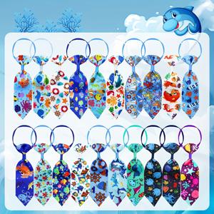 TEMU 10개 랜덤 어항 세계 도드리 물고기 넥타이 세트, 대, 중, 소 사이즈 선택 가능, 탈부착 가능