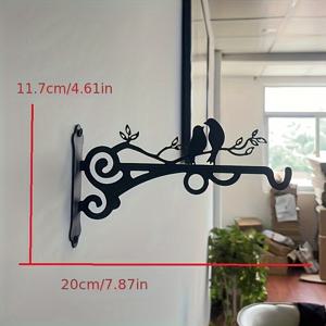 TEMU 모던 벽걸이 철제 꽃바구니 벽 장식 걸이형 꽃걸이 금속 꽃걸이