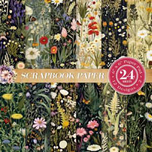 TEMU 24개 생동감 넘치는 야간 스크랩북용 종이 패드, 6인치 패턴 공예 재료, 저널, 수제 카드, 사진 앨범, 선물 포장용 - DIY 종이 재료, 선물 포장지 | 창의적인 스크랩북 | 예술적인 프린트