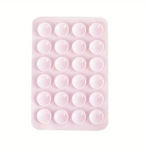 TEMU 샤워용 거울, 핸즈프리, 셀카 및 비디오용 실리콘 접착식 흡착 컵 폰 홀더 (2가지 색상 제공)