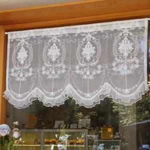 TEMU 프랑스, 유럽, 미국 스타일 쉬어 커튼, 창문 스크린, 드레이프, 공주 스타일 자가 점착 매직 테이프 반 커튼, 짧은 커튼, 파티션 커튼, 진주 레이스 장식