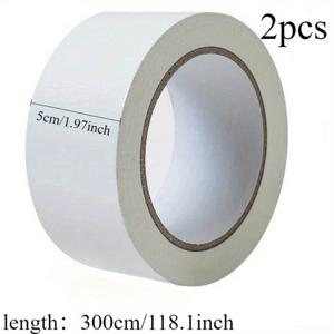TEMU 겨울철 에너지 효율 향상 및 방풍, 단열, 방수, 창문 밀봉을 위한 강력 접착제 없는 테이프를 사용하여 공기 누출을 방지하고 고품질 창문 필름 2롤
