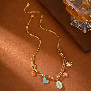 TEMU 여성을 위한 세련되고 우아한 펜던트 목걸이, 스타일 휴가 목걸이