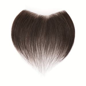 TEMU 6인치/7g 헤어라인 가발 패치 이마 100% 진짜 머리카락 자연스러운 보이지 않는 교체 패치 남성용 교체 시스템 PU 가발 할로윈