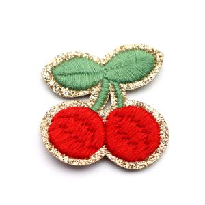 TEMU 체리 딸기 자수 패치 10개, DIY 헤어핀 헤드웨어 장식용 패치, 의류, 청바지, 신발, 가방, 모자, 캡 수리 및 DIY 장식용, 이상적인 선물 선택
