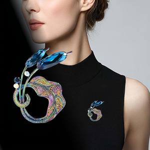 TEMU 1개 정교한 꽃뼈 듀오랑 주얼리 여성 브로치와 핀 의류 장식 스웨터 코트 드레스 백팩 액세서리 여성 선물 여성 주얼리 축제 선물 최고의 선택