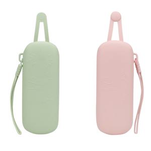 TEMU 2개, 실리콘 자석 안경 케이스, 안경 케이스, 메이크업 펜 립스틱 보관 가방, 안경 보관 가방, 소품 보관 가방, 백팩 토트백 마무리 액세서리, 스크래치 방지 및 분실 방지 보관 가방 끈 포함