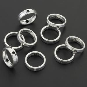 TEMU 30개 구멍이 있는 라운드 비즈 프레임, 더블홀 비즈 스페이서, 합금 비즈 분리기, 펜던트 프레임, 핸드메이드 DIY 주얼리 제작용 루즈 비즈 스페이서, 목걸이, 팔찌, 귀걸이 커넥터, 공예 액세서리, 이상적인 선물