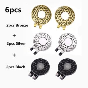 TEMU 이 세트에는 6개의 아연 합금으로 제작된 골프 모자 클립이 포함되어 있습니다. 더 튼튼하고 녹 방지 기능이 있습니다. 블랙 니켈, 은색, 구리 색상의 단일 홀 클립으로 제공됩니다.